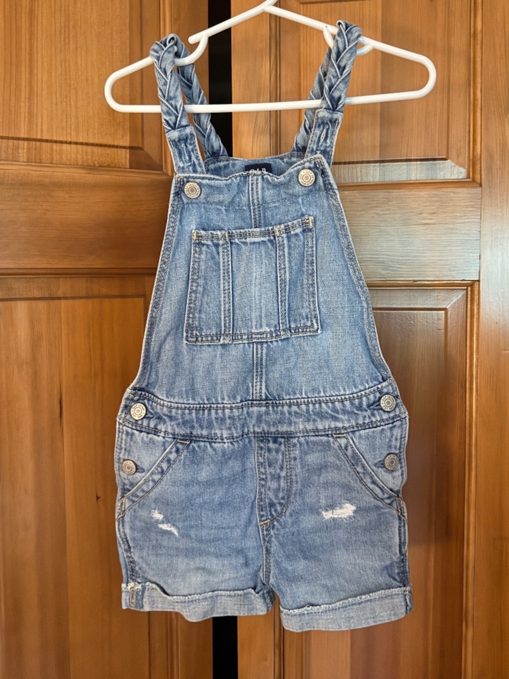 Gap Kids Denim Short Overalls | 4T